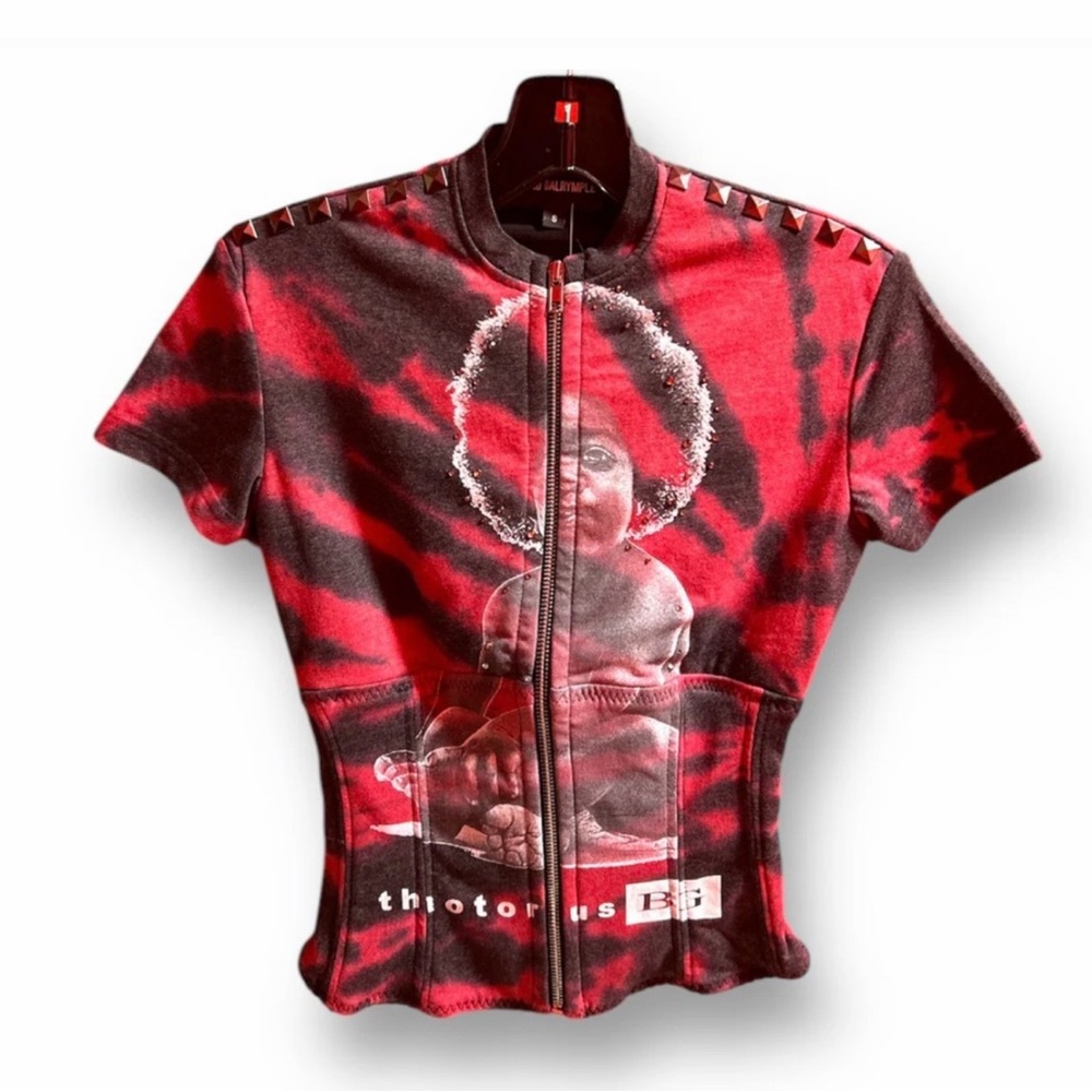 Patricia Field x David Dalrymple Notorious BIG Corset Shirt